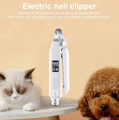 2-in-1 Electric Pet Nail Trimmer
